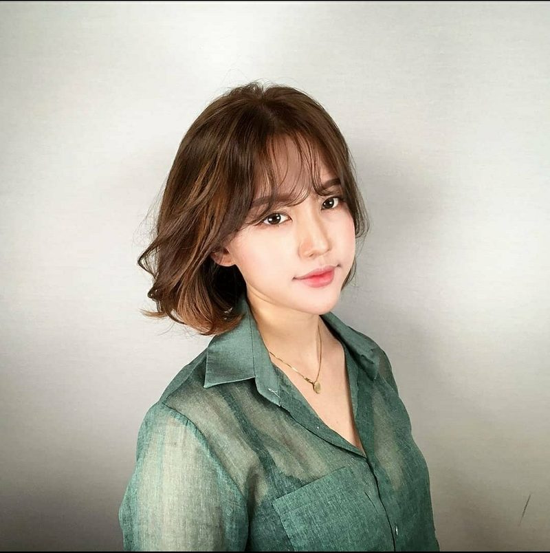 장한평역 미용실 헤어샵426 여성 레이어드 펌 스타일